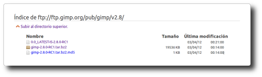 gimp 2.8