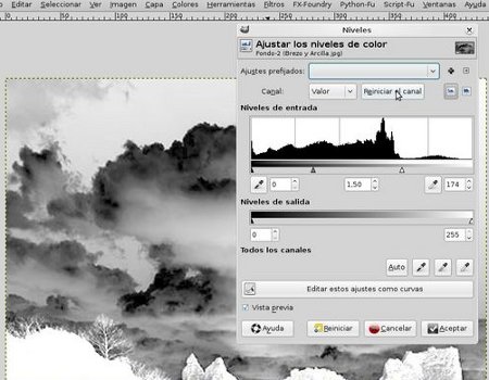 crear pincel propio con nubes gimp